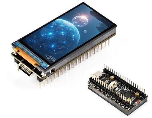 Main image of ESP32-C6 1.9inch LCD Display Development Board, 170x320 Pixels, 262K Color, 160MHz Running Frequency RISC-V Single-Core Processor, WF-i 6 & BLE, ESP32 with Display,Compatible with Pico Header