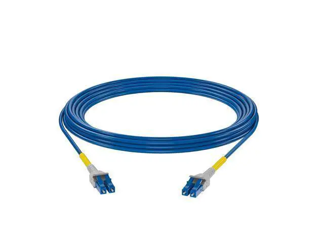Alt view image 3 of 5 - OS2 LC to LC Armor Fiber Patch Cable, 30m/98ft Single Mode Uniboot LC to LC Fiber Optic Cable, SMF, Duplex LC/UPC, 9/125m, Indoor Armored LSZH