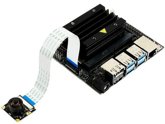 Alt view image 3 of 7 - 8MP IMX219-200 Camera Compatible with Jetson Nano and Raspberry Pi Compute Module 3/3+, 8 Megapixels Camera Module 3280x2464 Resolution with IMX219 Sensor 200 Degree FOV 8 Megapixels