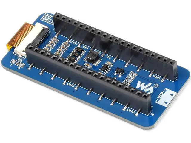 Alt view image 2 of 7 - 2.13inch E-Paper Display Module(B) for Raspberry Pi Pico, 212×104 Pixels Red Black White Three Colors E-Ink Screen LCD SPI Interface Wide Viewing Angle Paper-Like Effect