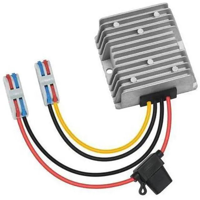 Main image of 30-90V to 24V 20A 480W DC-DC Buck Converter Voltage Regulator - Heavy Duty Step Down Power Supply for Golf Carts, Solar Systems, Industrial Equipment