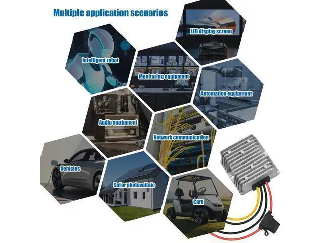 Alt view image 6 of 7 - 30-90V to 24V 20A 480W DC-DC Buck Converter Voltage Regulator - Heavy Duty Step Down Power Supply for Golf Carts, Solar Systems, Industrial Equipment