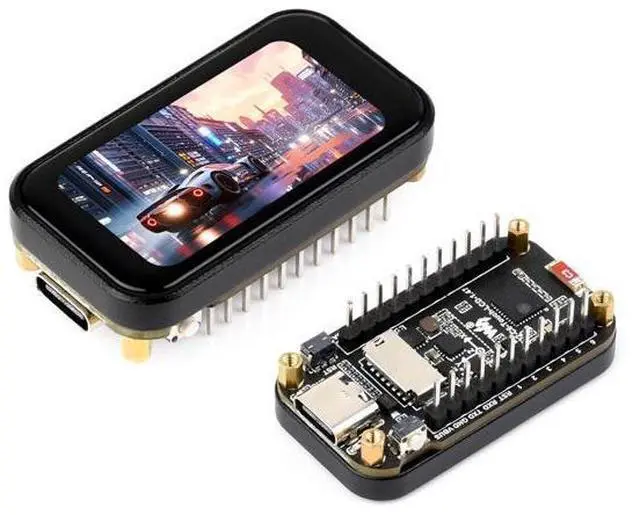 Main image of ESP32-C6 1.47inch Touch Display Development Board, 172x320 Resolution IPS LCD, 262K Display Color, Supports W-F-i 6 / BLE 5, 160MHz RISC-V Processor, Type-C, with Pre-Soldered Header