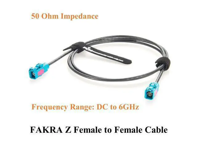 Alt view image 4 of 6 - Original Rosenberger 59Z113-000-Z FAKRA Z Female to Female RF Coaxial Cable 50 Ohm Vehicle Car GPS Antenna Extension Cable for ADAS, FPD-Link GMSL2 Camera, Satellite Radio, Infotainment (2M/6.6FT)