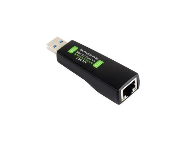 Alt view image 2 of 7 - USB to 2.5G Ethernet Port Converter, High-Speed Networking, Driver-Free, Supports Windows/MacOS/Linux/Android Multi-System, 2.5G USB Ethernet Adapter (USB 3.2 Gen1 to 2.5G ETH)
