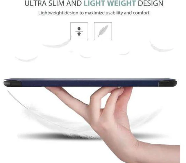 Alt view image 7 of 14 - LG G Pad 5 10.1 FHD Case Slim Light Smart Cover Trifold Stand Hard Shell Folio Case for 10.1 inch LG G Pad 5 2019