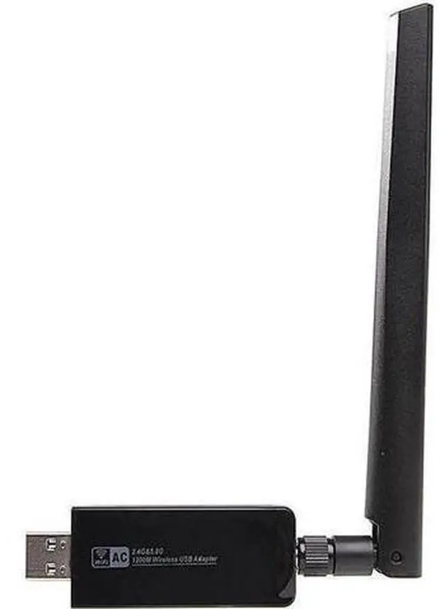 Alt view image 7 of 7 - RTL8812AU Chipset 1200Mbps 2.4GHz/5GHz 802.11ac WiFi USB Adapter Dongle Antenna