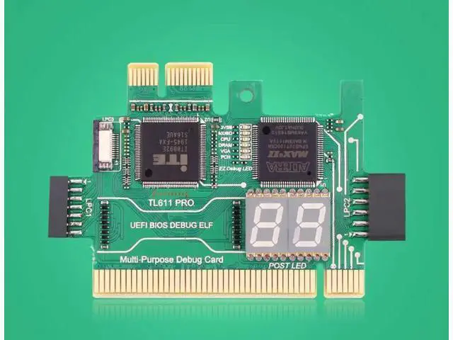 Alt view image 4 of 5 - TL611 Pro Universal Laptop and PC PCI PCI-E mini PCI-E LPC motherboard Diagnostic Analyzer Tester Debug Cards upgraded TL460S