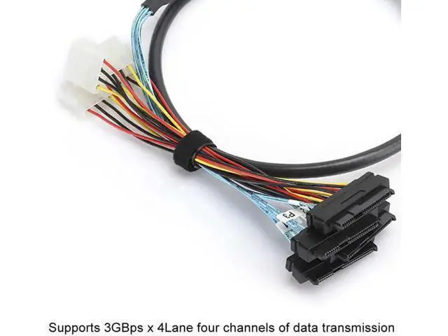 Alt view image 3 of 7 - External Hard Disk Cable Mini SAS SFF-8644 to SFF-8482 Server Computer Accessories 1m/2m Optional