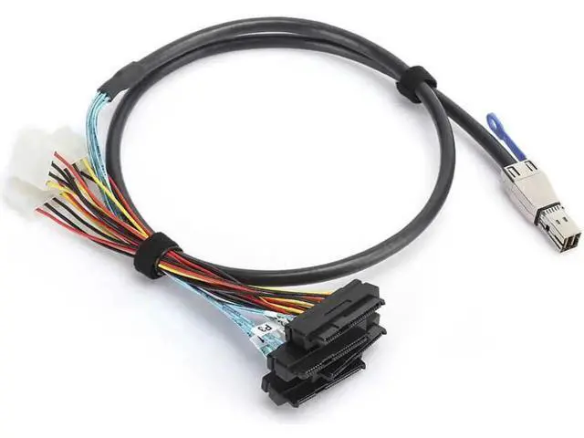 Alt view image 6 of 7 - External Hard Disk Cable Mini SAS SFF-8644 to SFF-8482 Server Computer Accessories 1m/2m Optional