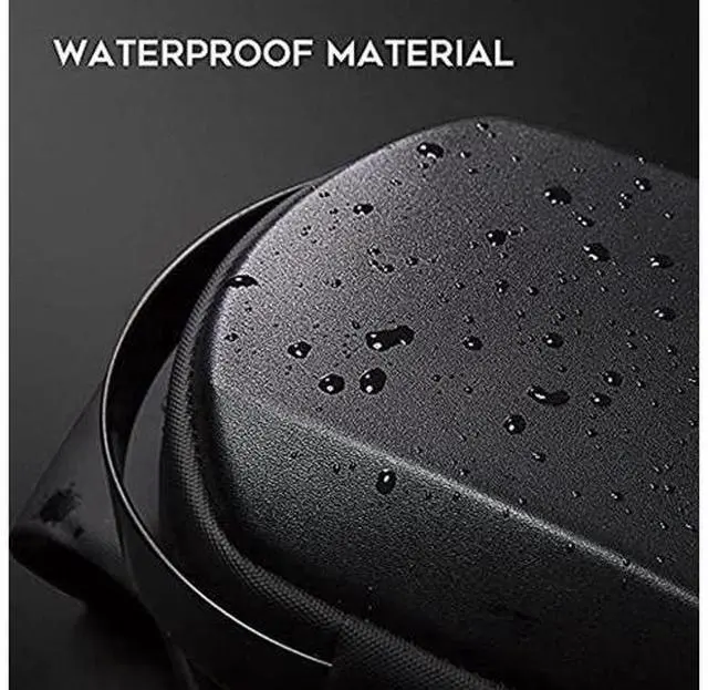 Alt view image 4 of 7 - Sling Bag, Waterproof Men Chest Bag Leather Shoulder bags Crossbody Sling Backpack Large Capacity Travel Messenger Bag