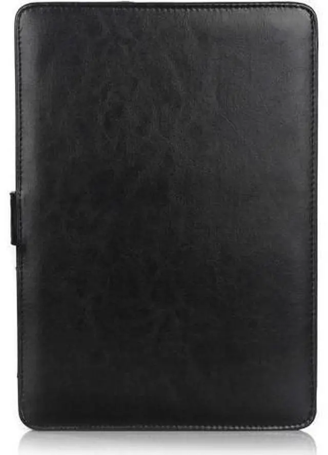 Alt view image 6 of 7 - MacBook Pro 16 inch Case 2019 2020 2021 Model A2141 with Touch Bar & Touch ID PU Leather Book Folio Protective Cover with Keyboard Cover
