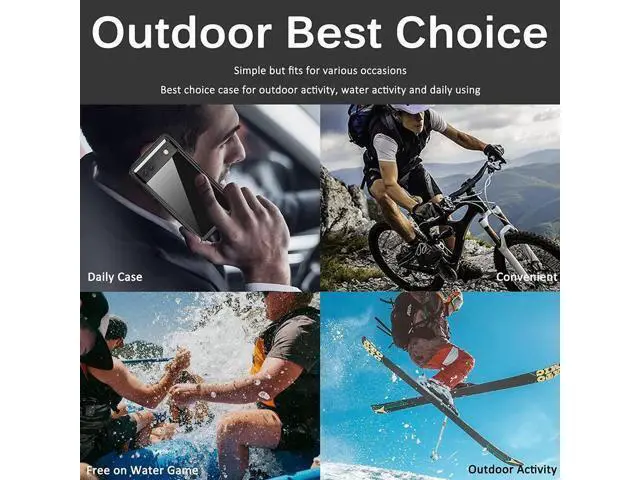 Alt view image 2 of 7 - Compatible for Google Pixel 7A Case Waterproof, Built-in HD Clear Screen Protector, 360 Degree Shockproof Dustproof Bumper, Full Protective Waterproof Case for Google Pixel 7A 2023