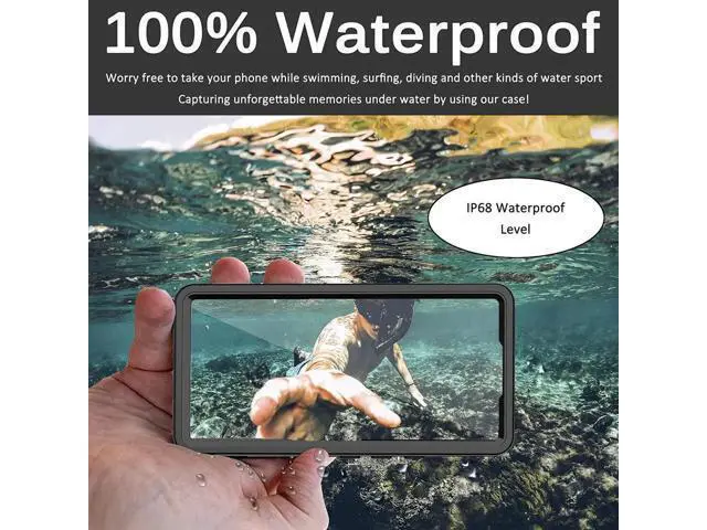Alt view image 3 of 7 - Compatible for Google Pixel 7A Case Waterproof, Built-in HD Clear Screen Protector, 360 Degree Shockproof Dustproof Bumper, Full Protective Waterproof Case for Google Pixel 7A 2023