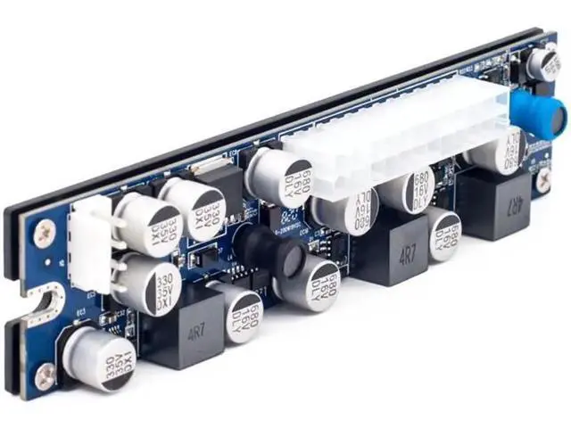 Alt view image 5 of 7 - DC ATX Peak PSU 19V 200W Pico ATX Switch Mining PSU 24pin MINI ITX DC to ATX PC Power Supply For Computer