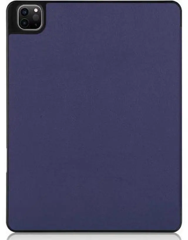 Alt view image 5 of 7 - iPad Pro 12.9 inch Case 2021 5th Generation with Pencil Holder, Slim Lightweight Trifold Stand Cover -- Pencil Charging + Auto Sleep/Wake -- Soft TPU Back Cover for New iPad Pro 12.9 2021