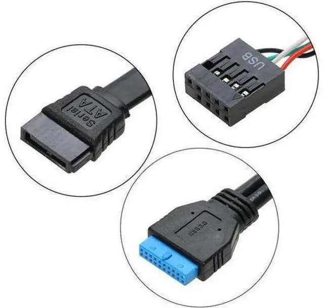 Alt view image 5 of 7 - 5.25" Internal Card Reader Media Multi-Function Dashboard PC Front Panel Type-C USB 3.1 USB 3.0 Support CF XD MS M2 TF SD card reader smart