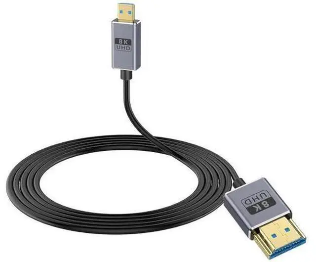 Main image of AOMOPROING8K Micro HDMI to HDMI Cable, 48Gbps HDMI to Micro HDMI 2.1Cable Male to Male Support 8K@60Hz, 4K@240Hz and HDR Support, for Cameras, DSLRs, Camcorders, Portable Screens and Monitors 4FT/1.2M