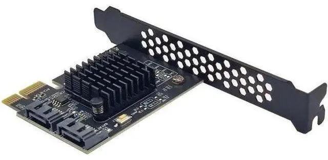Alt view image 4 of 7 - SATA Raid PCI-E Card SATA Raid Controller ASMedia 1061R Chip PCI Express X1 to 2 Port SATA3.0 6Gb RAID Card for SATA HDD SSD