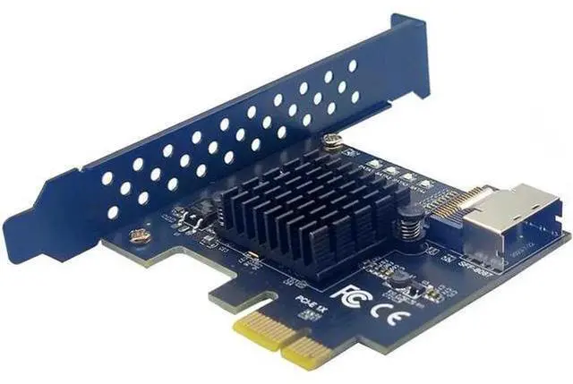 Alt view image 4 of 6 - PCIE to Mini SAS SFF-8087 Expansion Card Support 4 Port SATA 3.0 6Gbps HDD SSD SFF8087 to PCI Express X1 Adapter SATA Controller N/A