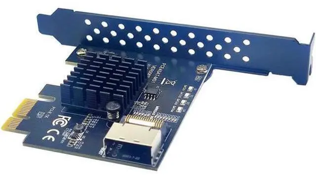 Alt view image 5 of 6 - PCIE to Mini SAS SFF-8087 Expansion Card Support 4 Port SATA 3.0 6Gbps HDD SSD SFF8087 to PCI Express X1 Adapter SATA Controller N/A