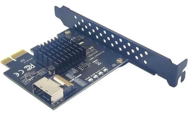 Alt view image 6 of 6 - PCIE to Mini SAS SFF-8087 Expansion Card Support 4 Port SATA 3.0 6Gbps HDD SSD SFF8087 to PCI Express X1 Adapter SATA Controller N/A