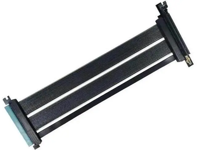 Main image of 25cm PC Graphics Cards PCI Express Connector Cable PCI-E 4.0 16X Flexible Extension Cable / Vertical GPU Mount