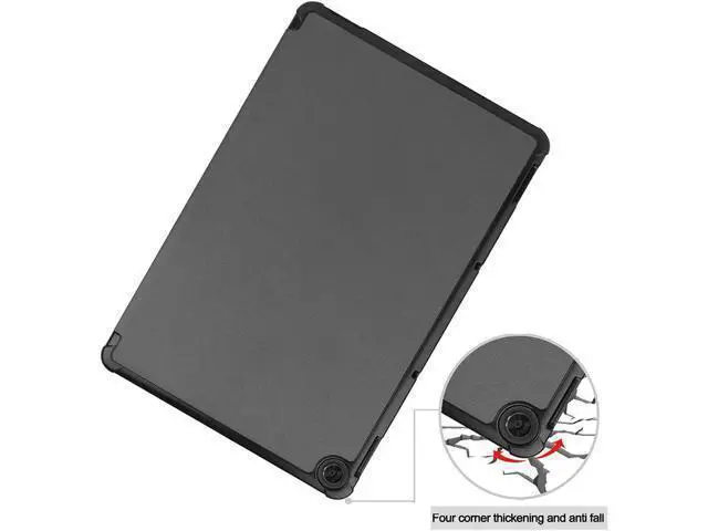 Alt view image 6 of 7 - Compatible with Lenovo IdeaPad Duet Chromebook 10.1" 2020, Shockproof Protective Cover with Auto Wake/Sleep Kickstand for Lenovo IdeaPad Duet Chromebook 10.1 Inch 2020 Grey