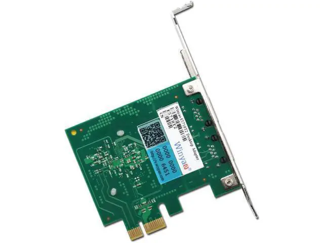 Alt view image 3 of 6 - PCI Express Network Card 10/100/1000Mb 2 Ports RJ45 Network Adapter PCIe PCI-E Gigabit Etherent Network Adapter Lan Card BCM5718