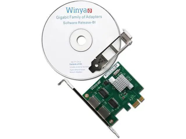 Alt view image 4 of 6 - PCI Express Network Card 10/100/1000Mb 2 Ports RJ45 Network Adapter PCIe PCI-E Gigabit Etherent Network Adapter Lan Card BCM5718