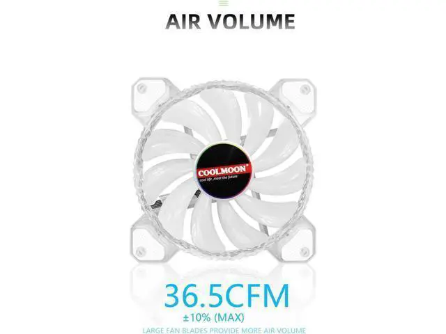 Alt view image 5 of 7 - RGB Case Fan Kit 120mm Fan ARGB RGB Cooling Ventilador 6PIN Rainbow Computer Chassis Fans 12V Silent Adjust 12cm Aura Sync