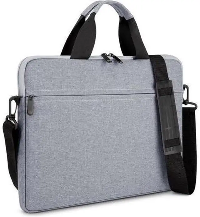 Main image of 15.6-16 Inch Laptop Sleeve Shoulder Bag Waterproof Notebook Chromebook Computer Carrying Case Compatible with 15.6 inch Acer Asus Dell HP Thinkpad Grey