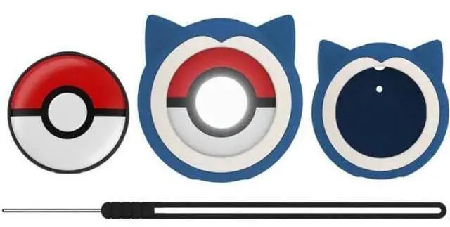 Main image of Protective Silicone Case for Pokémon Go Plus + 2023, Cover Case for Pokemon Go Plus Plus with Wrist Strap