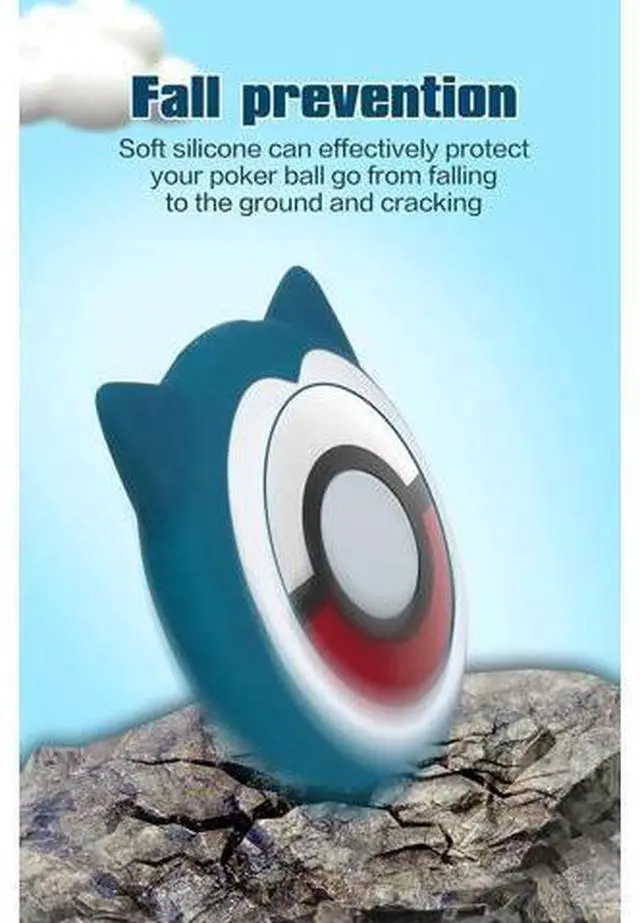 Alt view image 4 of 7 - Protective Silicone Case for Pokémon Go Plus + 2023, Cover Case for Pokemon Go Plus Plus with Wrist Strap