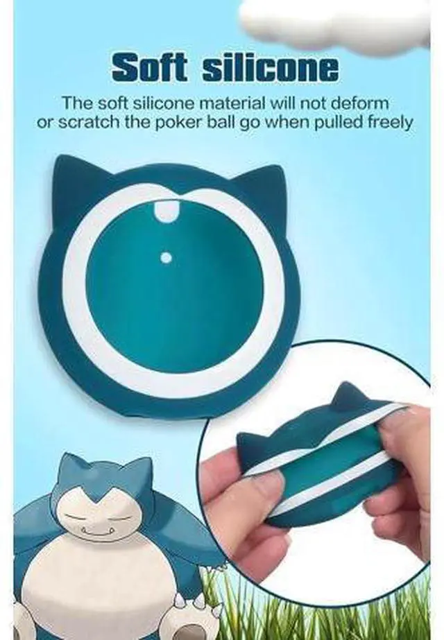 Alt view image 5 of 7 - Protective Silicone Case for Pokémon Go Plus + 2023, Cover Case for Pokemon Go Plus Plus with Wrist Strap