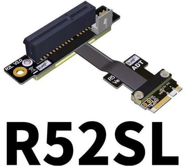 Main image of M.2 Key A.E. WiFi To PCI Express X1 X4 X8 X16 Extension Cable Riser PCI-E 3.0 4.0 1x 4x 8x 16x NGFF M2 Adapter Cable Red