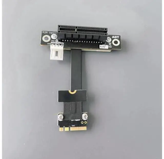 Alt view image 2 of 7 - M.2 Key A.E. WiFi To PCI Express X1 X4 X8 X16 Extension Cable Riser PCI-E 3.0 4.0 1x 4x 8x 16x NGFF M2 Adapter Cable Red