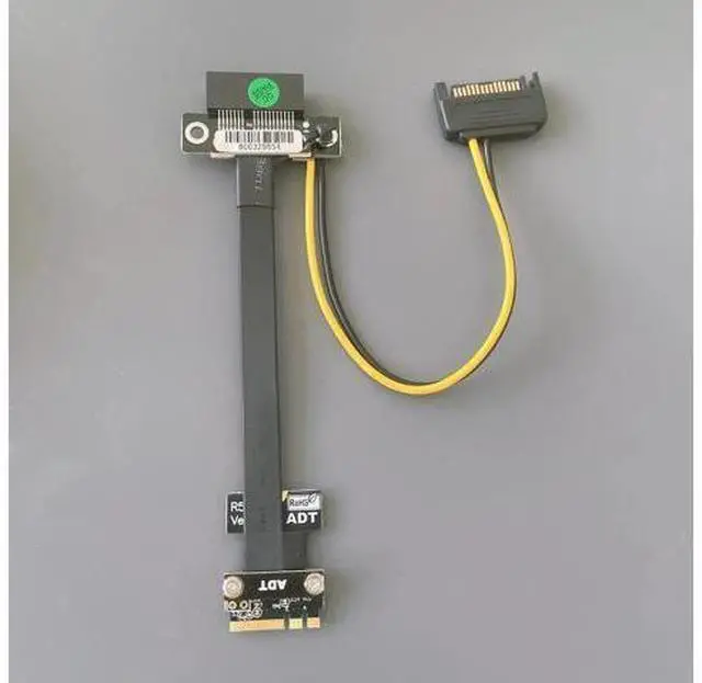 Alt view image 5 of 7 - M.2 Key A.E. WiFi To PCI Express X1 X4 X8 X16 Extension Cable Riser PCI-E 3.0 4.0 1x 4x 8x 16x NGFF M2 Adapter Cable Red