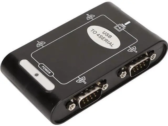 Main image of USB to Serial Adapter, Com Reserved Function, 4 RS232 Ports, Compact Design Compact Design, USB to RS232 Adapter, Windows Compatible Suitable for Notebook Computers