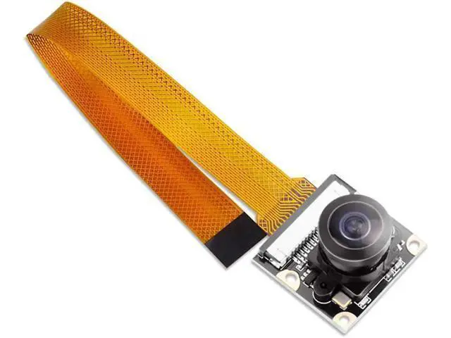 Alt view image 6 of 7 - Raspberry Pi Zero W Camera Module 5MP Wide Angle 160 Degree Fisheye Lens Camera Night Vision OV5647 1080P Sensor HD Webcam Video with Zero Cable for Raspberry Pi Model 3 B B+ A+ RPi 3 2 1 zero zero W