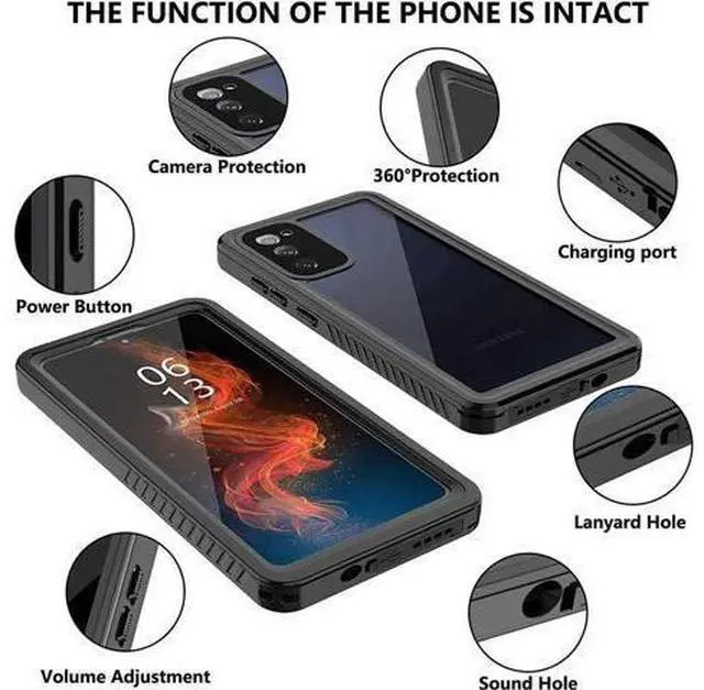 Alt view image 3 of 7 - Samsung Galaxy S20 FE 5G Case Waterproof, Built in Screen Protector 360° Full Body Heavy Duty Protective Shockproof IP68 Underwater Case for Samsung Galaxy S20 FE 5G 6.5 inch
