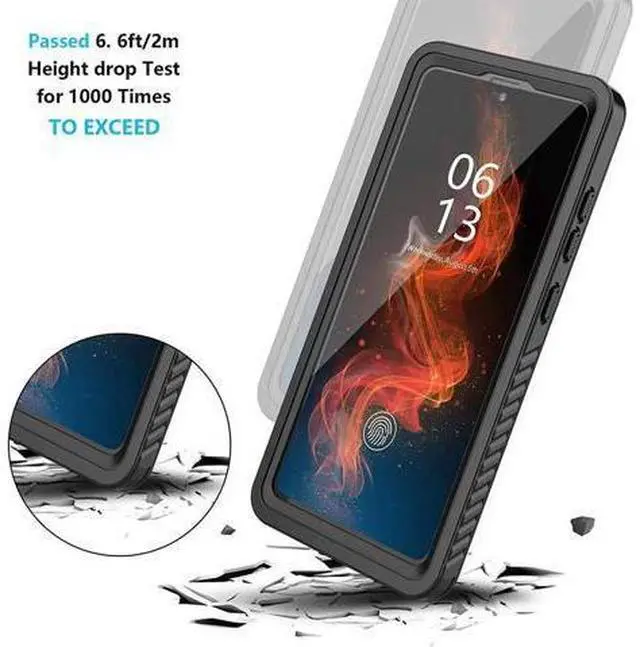 Alt view image 7 of 7 - Samsung Galaxy S20 FE 5G Case Waterproof, Built in Screen Protector 360° Full Body Heavy Duty Protective Shockproof IP68 Underwater Case for Samsung Galaxy S20 FE 5G 6.5 inch