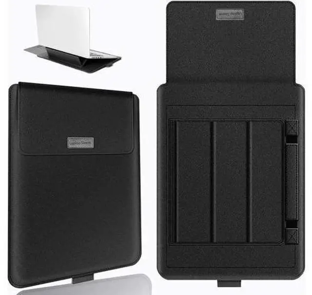 Main image of 15.6 inch Laptop Sleeve Case with Laptop Stand, Computer Shock Resistant Bag with Mouse Pad for MacBook Pro 16" 15" 15.6" Dell Lenovo HP Asus Acer Samsung Sony Chromebook Computer