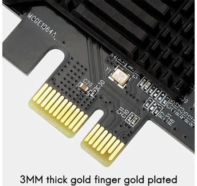 Alt view image 4 of 7 - PCIE SATA Expansion Card PCIE 1X to 16-Port SATA3.0 6Gbps SATA III Multi-Port Hard Disk Adapter Riser Card for PC Computer