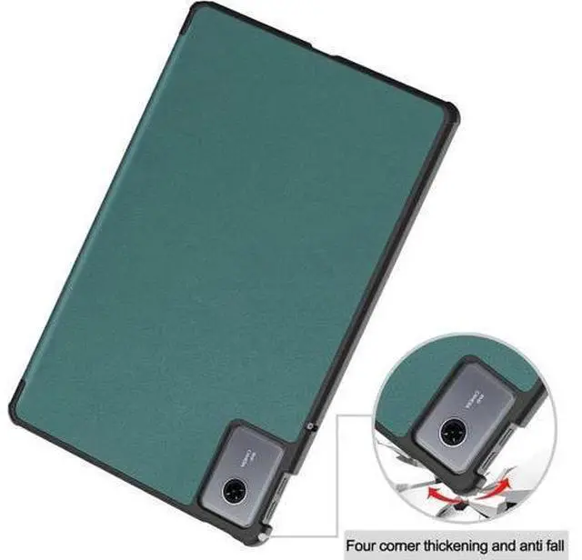 Alt view image 6 of 7 - Case for Lenovo Tab Idea 11 inch 2025 / Xiaoxin Pad 11 2025 Slim Smart Cover Lightweight Hard Shell Protective Cover with Multi-Angle Stand, Universal Stylus Pen Dark Green