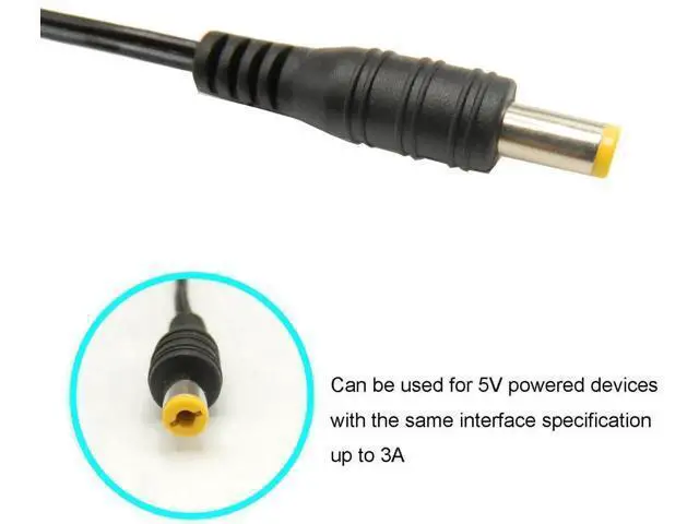 Alt view image 2 of 5 - 5Pcs 15Pin SATA to DC 5.5mm x 2.1mm Male Power Supply Adapter Cable LED Chassis Light Tape Controller Power Connection Cable for Computer LED Strips
