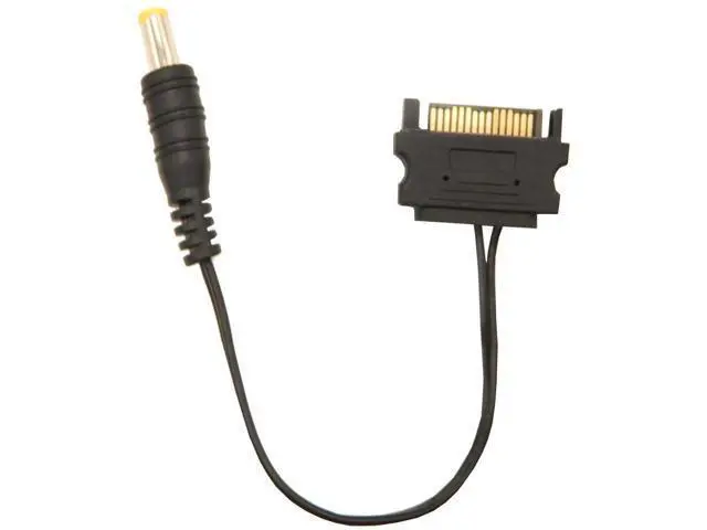 Alt view image 5 of 5 - 5Pcs 15Pin SATA to DC 5.5mm x 2.1mm Male Power Supply Adapter Cable LED Chassis Light Tape Controller Power Connection Cable for Computer LED Strips