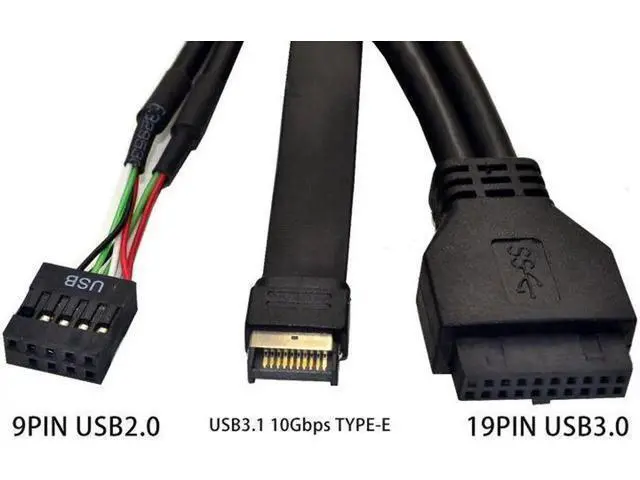 Alt view image 3 of 6 - 5.25 Inch USB 3.1 GEN2 Front Panel USB Hub 2 Ports USB 3.0 + 2 Ports USB2.0 + 1 Port TYPE-C with TYPE-E Connector for Desktop PC