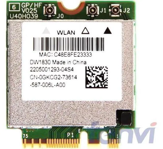 Main image of BCM943602BAED DW1830 Wireless-AC BCM943602 NGFF M.2 1300Mbps 802.11ac WiFi Bluetooth BT4.1 Network Wlan Card support mac os