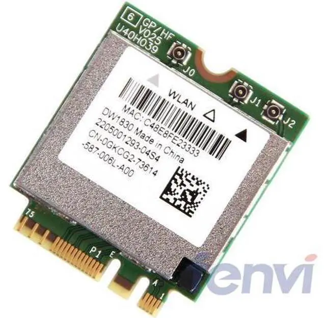Alt view image 5 of 6 - BCM943602BAED DW1830 Wireless-AC BCM943602 NGFF M.2 1300Mbps 802.11ac WiFi Bluetooth BT4.1 Network Wlan Card support mac os